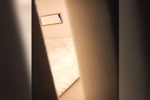 Hidden webcam of all natural sweetheart flashing her moist a-hole in the shower