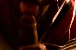 My masked ebon girlfriend blows my BBC like a hooker