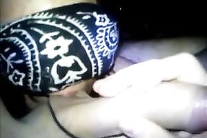 Blindfolded girlfriend wishes to take up with the tongue my large balls and pecker