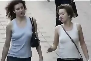 These hot honeys have no idea I am spying on 'em