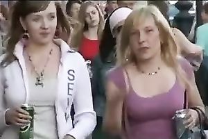 These hot honeys have no idea I am spying on 'em