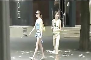 These hot honeys have no idea I am spying on 'em