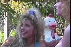 Two classic blond women feeling horny for some act