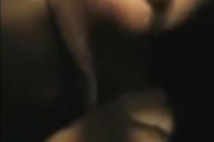 Sexy and chubby Desi girlfriend giving blowjob to her BF