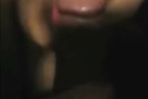 Sexy and chubby Desi girlfriend giving blowjob to her BF