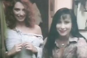 A admirable three-some with 2 nice-looking sweethearts is what each fellow fantasies of