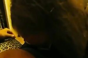 Mature lady in glasses sucked my friend's jock properly