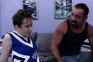 Kinky white cheerleader receives enticed and acquire her twat fingered