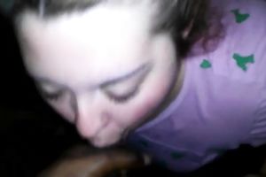 Blonde legal age teenager engulfing powerful dark weenie balls unfathomable