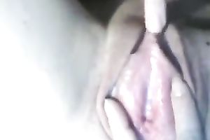 Close up homemade solo with an ex GF fingering her cute bawdy cleft
