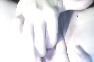 Close up homemade solo with an ex GF fingering her cute bawdy cleft