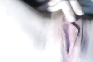 Close up homemade solo with an ex GF fingering her cute bawdy cleft