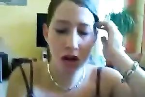 Dark haired rather pallid dilettante nympho provided my buddy with BJ