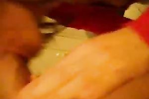 My pleasing college slutwife ally gave me astonishing blow job in the biffy