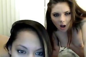 Spectacular white lesbo pair in unforgettable anal masturbation session