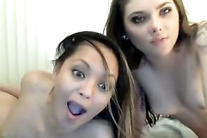 Spectacular white lesbo pair in unforgettable anal masturbation session