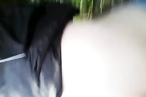 Pallid light haired picked up doxy in jacket sucked my ally in the park