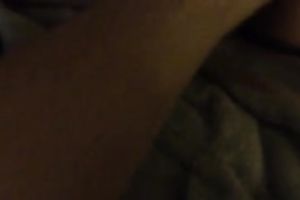 Perverted dilettante corpulent nympho was tickling her pierced snatch a bit