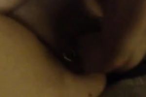 Perverted dilettante corpulent nympho was tickling her pierced snatch a bit