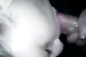 My bosomy GF enjoys engulfing my prick in homemade POV