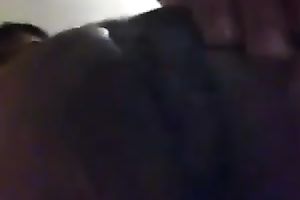 Horn-mad black haired Latina girlie bonks with sex machine in her bedroom