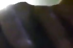 Horn-mad black haired Latina girlie bonks with sex machine in her bedroom