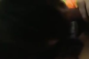 Cute and pleasant all natural Asian gal sucked her boyfriend's lollicock with fun