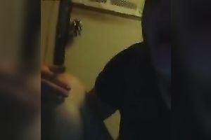 Amateur large breasted captivating web web camera nympho in glasses masturbated