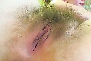 Amazing solo with me showing my unshaved snatch close up on webcam