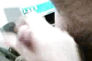 Just an average whie dick for concupiscent greedy BBC slut on web camera