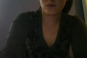 Elegant web camera legal age teenager with pretty face bonks her coochie with sextoy