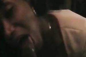 Naughty older ebon white wife sucks my bbc wearing nurse outfit