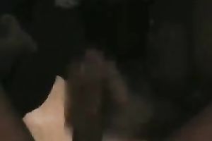 Naughty older ebon white wife sucks my bbc wearing nurse outfit