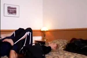 Bald white chap actually wishes to eat out this golddigging blond skank