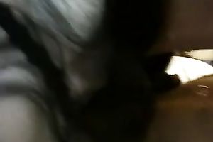 Brunette busty chick of my fortunate buddy can't live without engulfing his lollicock