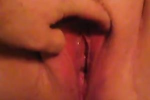 Big aged chubby muff of my fat white bitch closeup on cam