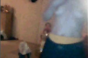 Pale skin aged whore form UK shows me her saggy rack on web camera