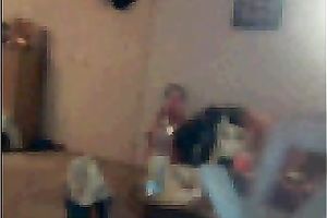 Pale skin aged whore form UK shows me her saggy rack on web camera