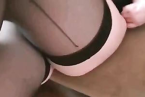 Blindfolded milf BBC slut blows my jock and teases me with her cookie