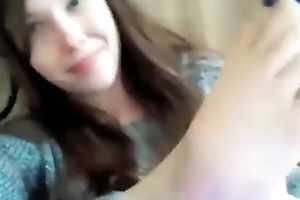 Slutty hilarious and pliant GF of mine sucked her own sexy feet