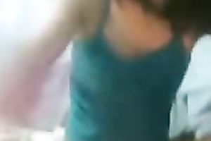 Sexy Asian minx does some hot show for me in bedroom