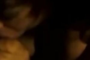 Charming dark brown slut works well to please me with her throat