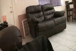 Cock crazed brunette sucks her lover's large jock like a pro