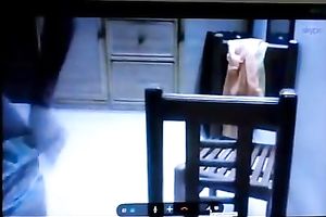 Kinky all exposed cam concupiscent brunette hair nympho flashes her large tits