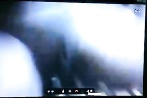 Kinky all exposed cam concupiscent brunette hair nympho flashes her large tits