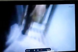 Kinky all exposed cam concupiscent brunette hair nympho flashes her large tits