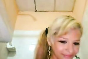 Amateur hawt auburn babe was bragging of her hawt rounded bubble gazoo