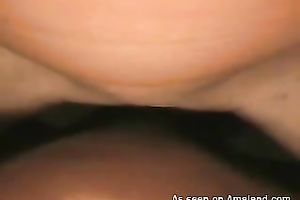 Awesome sex in the black with my college whore on POV