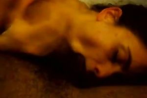 Dark-haired coed sucks and rides my knob remarcably well