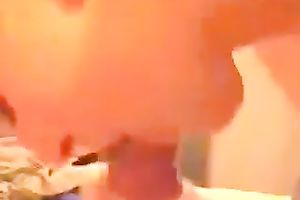 My pretty white women engulfing hard penis deepthroat in non-professional video